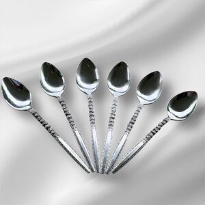Vintage Oneida Japan EVS39 Set Of 6 Small Spoons Silverware